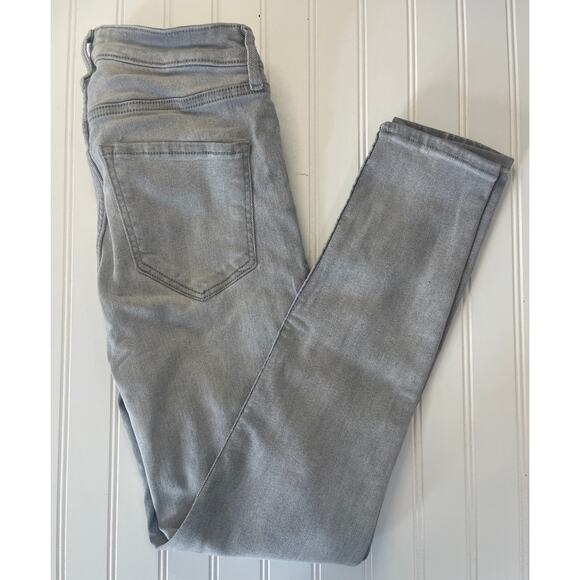 Old Navy Extra High Rise Super Skinny Jeans Denim Gray Size Womens 10 - Picture 1 of 8